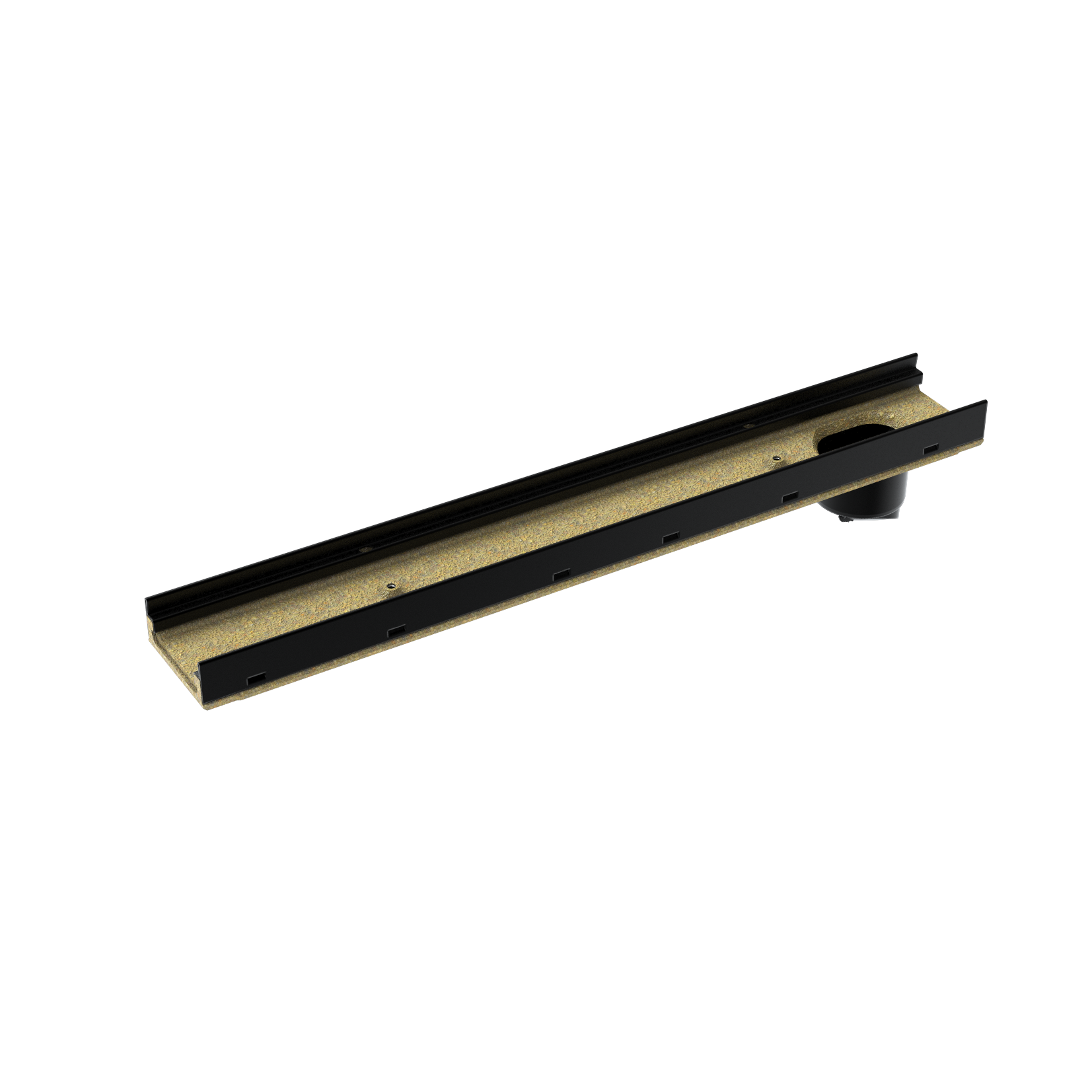 1 - Kaivot ja kaivotarvikkeet Linjakuivatuskouru KE-100 060RV 1000x136x60mm Polymeeribetoni