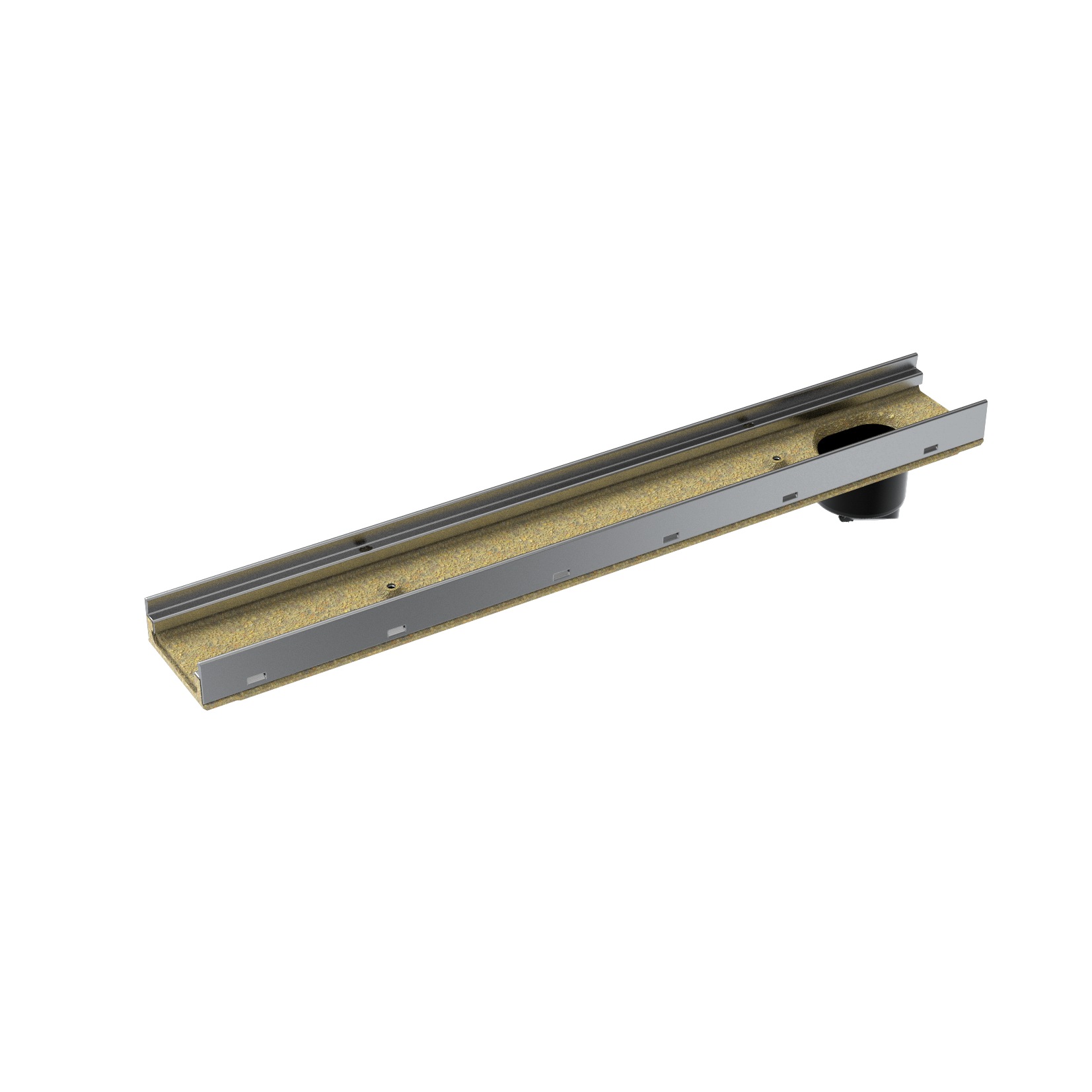 1 - Kaivot ja kaivotarvikkeet Linjakuivatuskouru KE-100 1000x136x60mm