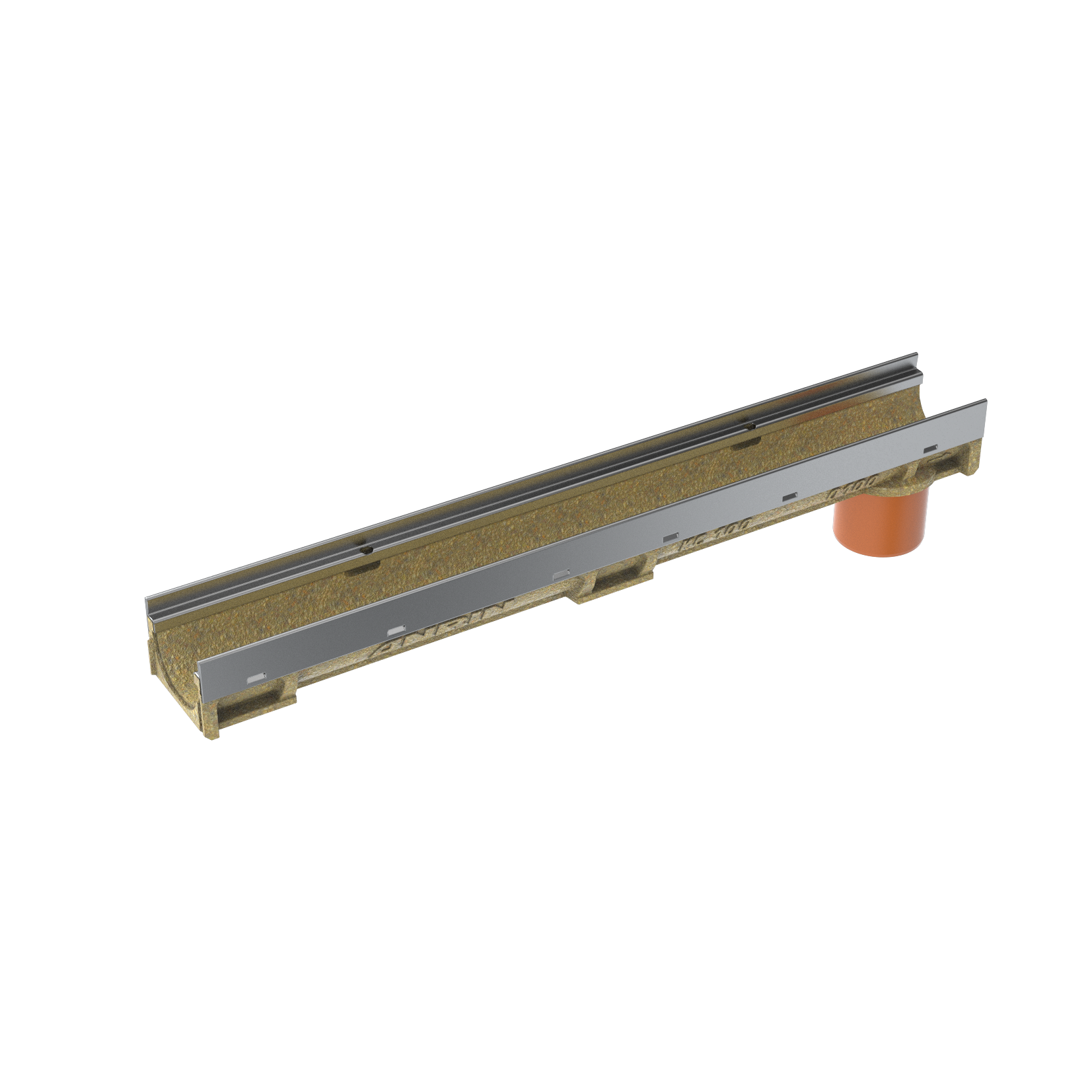 1 - Kaivot ja kaivotarvikkeet Linjakuivatuskouru KC-100 0100RV 1000x130x100mm