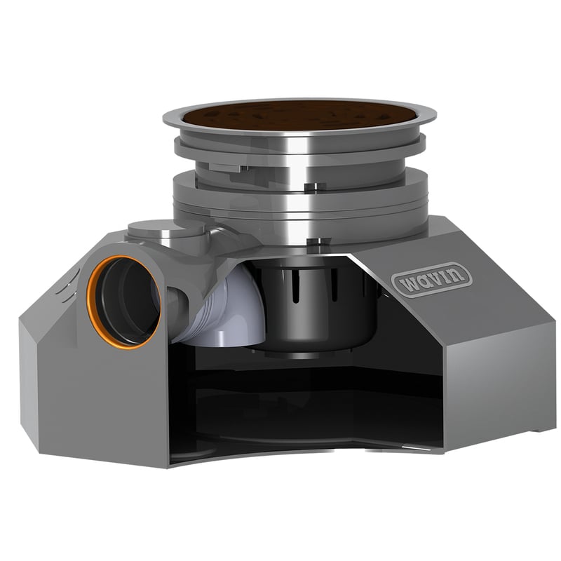 1 - Kaivot ja kaivotarvikkeet Hiekanerotin HEK 40 LK PE B125 40l 110mm