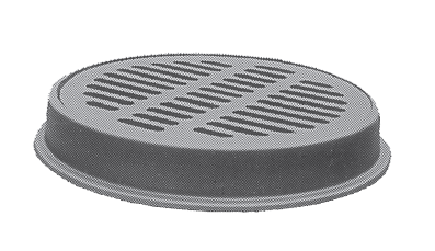 1 - Kaivot ja kaivotarvikkeet Sadevesiritilä A15 600x600x40mm valurauta