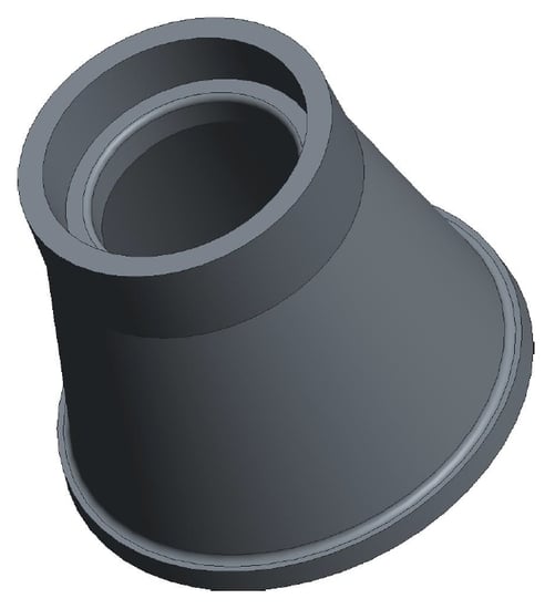1 - Kaivot ja kaivotarvikkeet Venttiilihattu valurauta 210/170mm