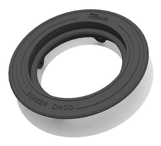 1 - Kaivot ja kaivotarvikkeet Kehys pyöreä lukittava 315mm D400 valurauta