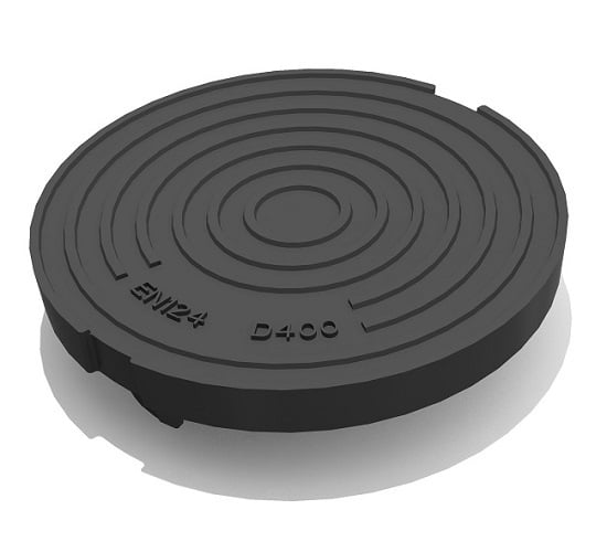 1 - Kaivot ja kaivotarvikkeet Kaivonkansi 315mm 40tn lukittava kiinteä