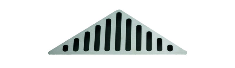 1 - Kaivot ja kaivotarvikkeet Unidrain ritilä Column kulma 200mm RST