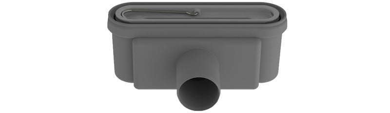 1 - Kaivot ja kaivotarvikkeet Vaakakaivo Unidrain 1411 50mm vesilukolla