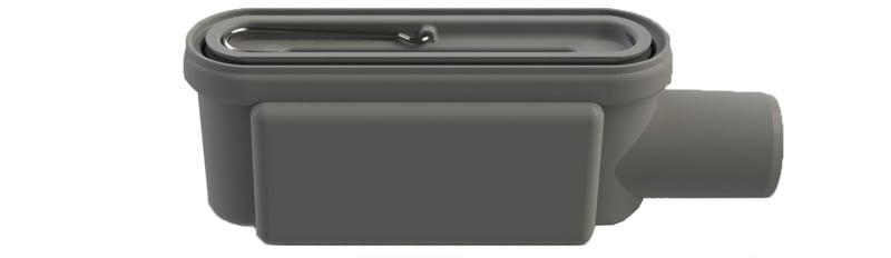 1 - Kaivot ja kaivotarvikkeet Vaakakaivo Unidrain 1415 50mm vesilukolla