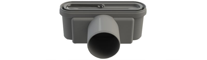 1 - Kaivot ja kaivotarvikkeet Vaakakaivo Unidrain 1411 75mm vesilukolla