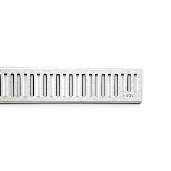 1 - Kaivot ja kaivotarvikkeet Ritilä Purus Line Rib 1200 RST 1193x65x8mm