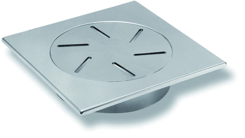 1 - Kaivot ja kaivotarvikkeet Lattiakaivon neliökansi RST 200x200x25mm L15