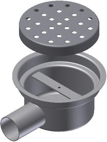 1 - Kaivot ja kaivotarvikkeet Kuivakaivo vaaka HST 50mm betoni