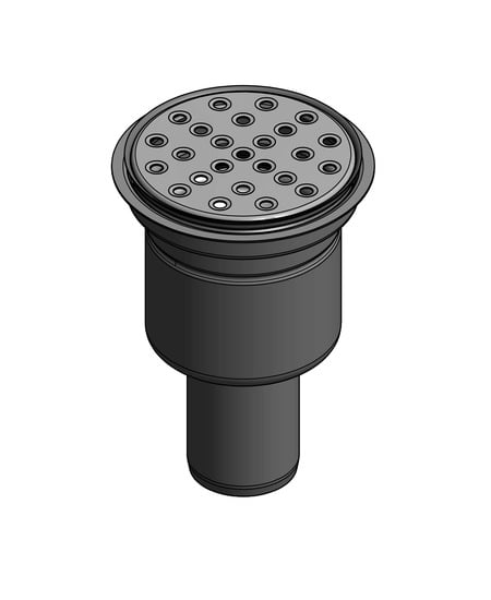 1 - Kaivot ja kaivotarvikkeet Lattiakaivo pysty 75mm DU130 akryylimassa RST