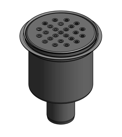1 - Kaivot ja kaivotarvikkeet Lattiakaivo pysty 75mm RST akryylimassa DU170