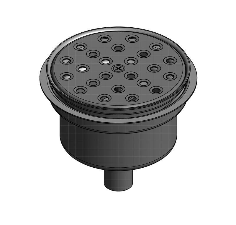 1 - Kaivot ja kaivotarvikkeet Kuivakaivo pysty 32mm HST massalattia