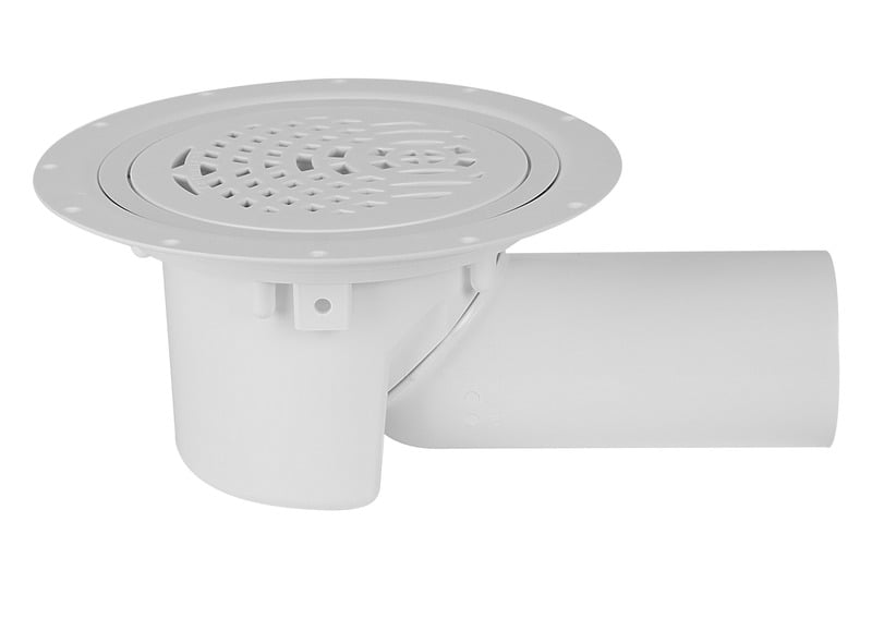 1 - Kaivot ja kaivotarvikkeet Lattiakaivo Flexi 75mm PP valk