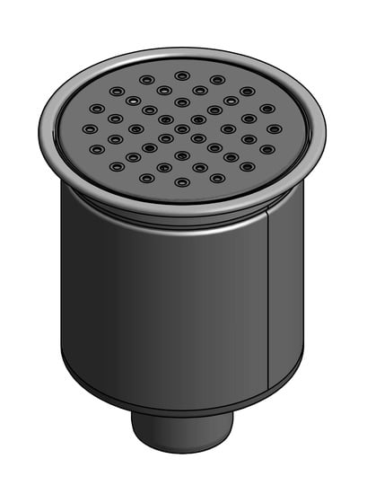 1 - Kaivot ja kaivotarvikkeet Pönttökaivo 110 pysty muovimatto RST 312x393mm