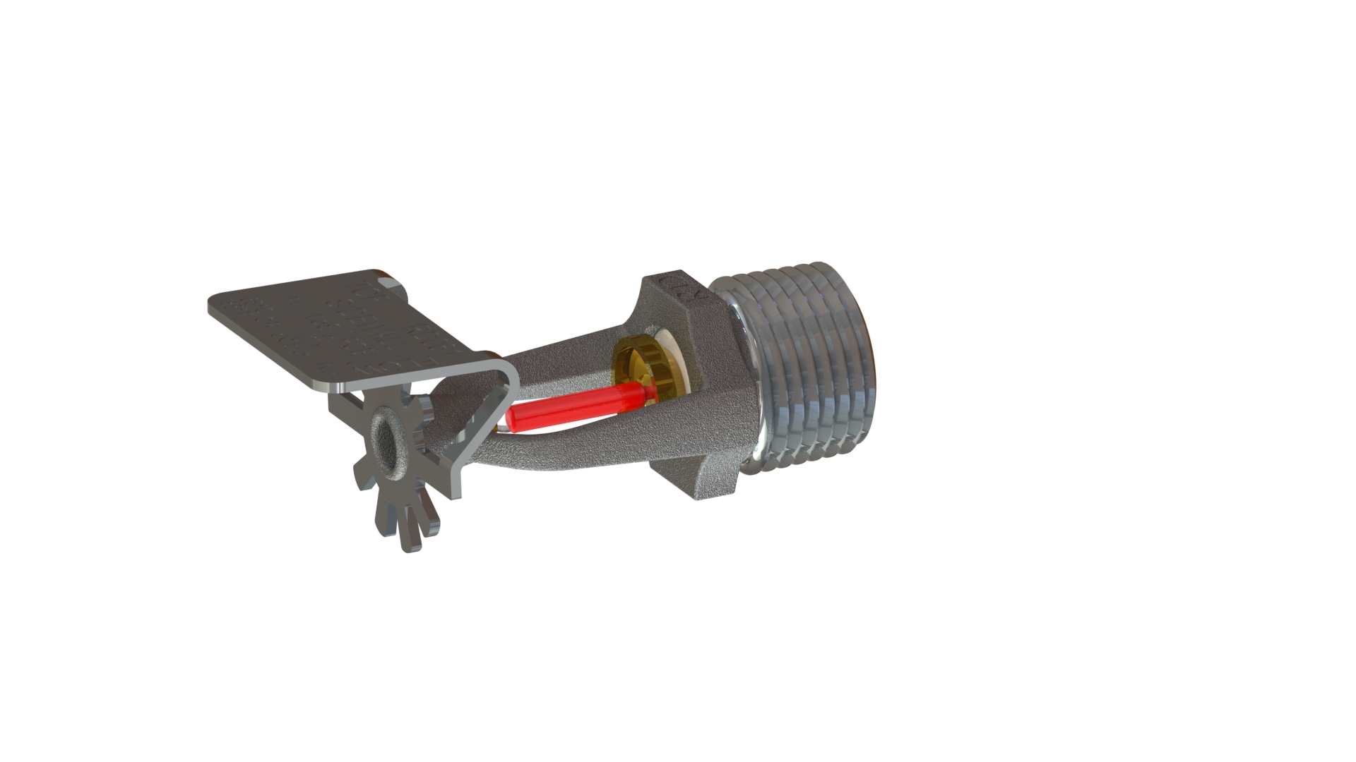 Letkut ja tarvikkeet Sprinklerisuutin HSW DN15 K80 68°C SR MS