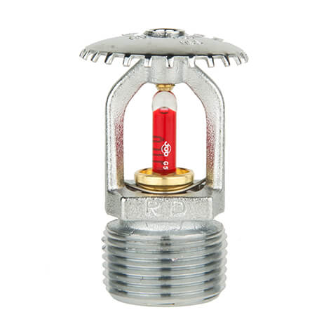 1 - Letkut ja tarvikkeet Sprinklerisuutin DN20 K115 93°C Upright SR Kromi