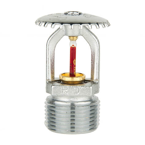 1 - Letkut ja tarvikkeet Sprinklerisuutin DN20 K115 141C QR pysty kromi