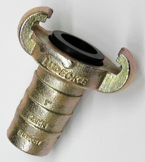 Letkut ja tarvikkeet Kynsiliitin letkulle 10mm (3/8") DN25 Valurauta