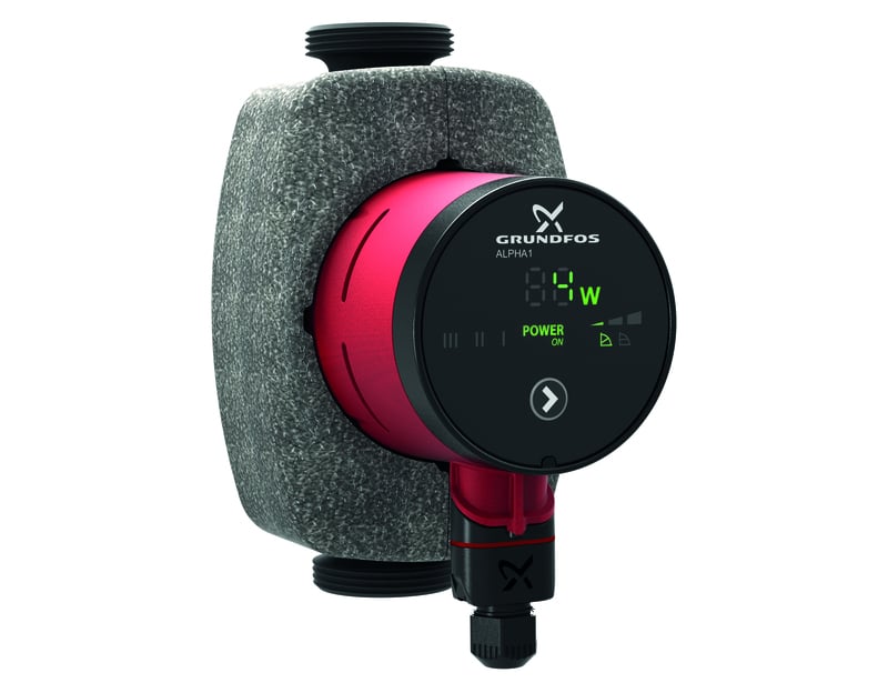 1 - Mittarit ja säätölaitteet Kiertovesipumppu Grundfos ALPHA1 25-60 180mm 230V