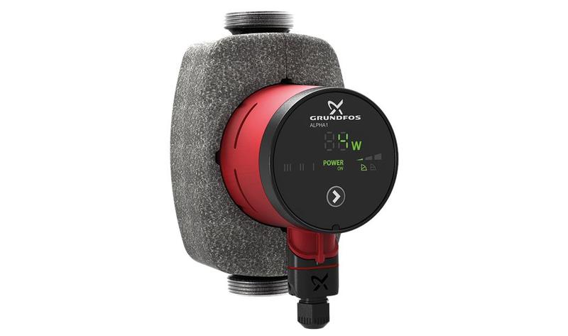 1 - Mittarit ja säätölaitteet Käyttövesipumppu Grundfos ALPHA1 25-80 N 180mm RST