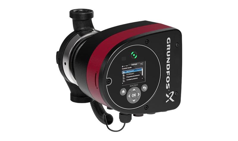 1 - Mittarit ja säätölaitteet Kiertovesipumppu Grundfos MAGNA3 32-100 180 PN10 1x230V