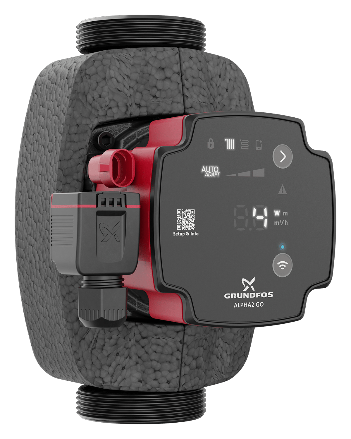 1 - Mittarit ja säätölaitteet Kiertovesipumppu ALPHA2 GO 32-60 180mm 220-240V