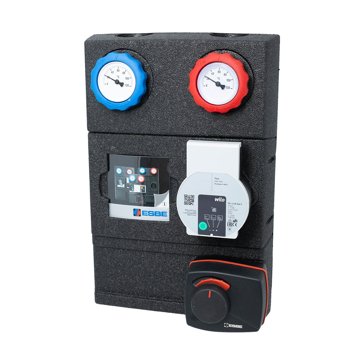 1 - Mittarit ja säätölaitteet Pumppuryhmä ESBE GRA211 DN32 130mm RST