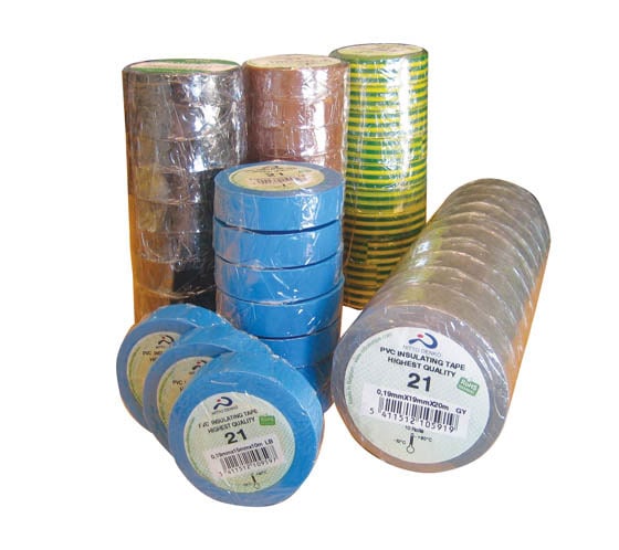 1 - Kiinnitys-, tiivistys- ja merkitsemistarvikkeet Sähköeristysteippi PVC Nitto 21A 25mm x 20m valkoinen