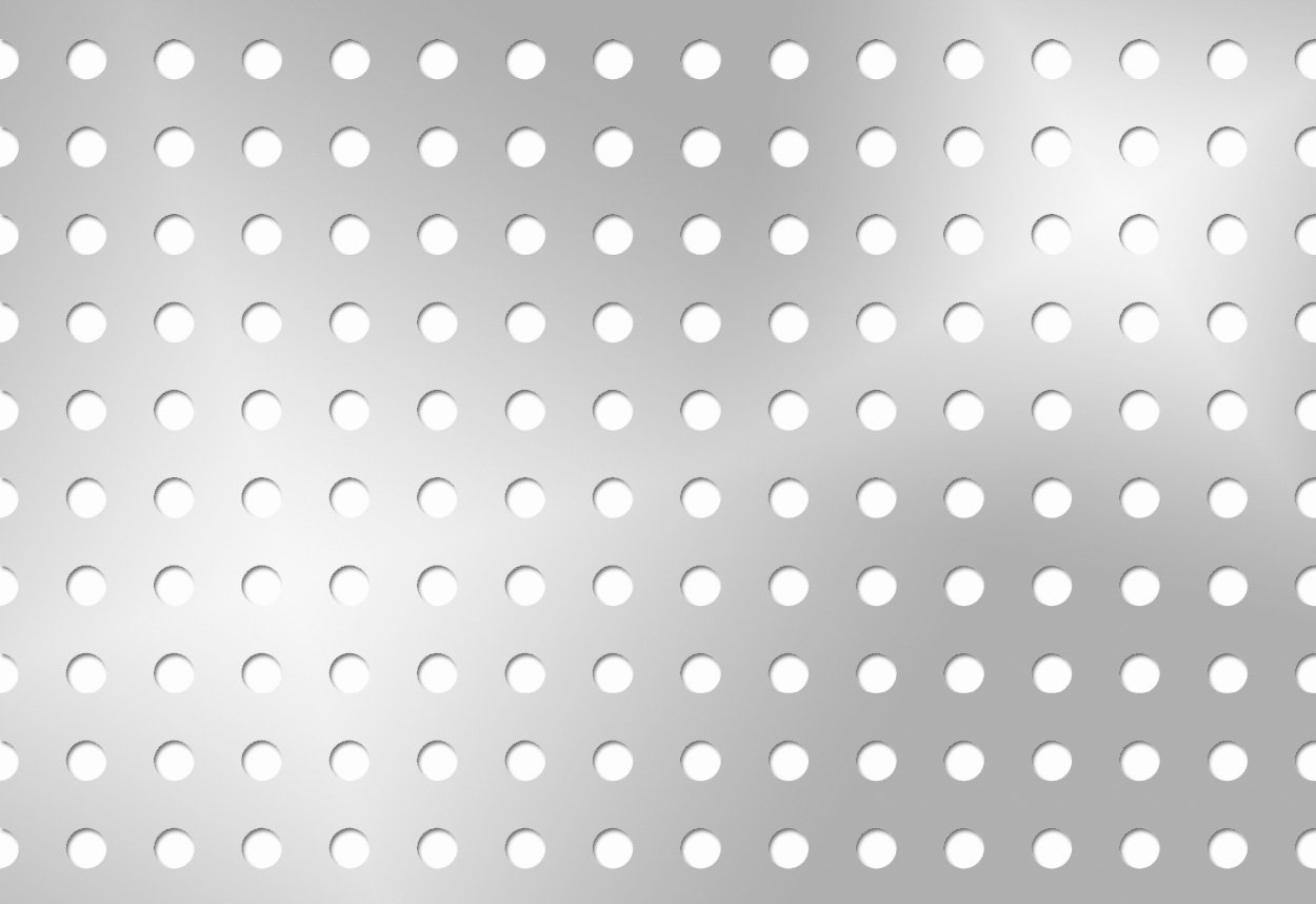 Teräs reikälevyt Teräs 1x1000x2000mm R6 U12.5x12.5 18.1%