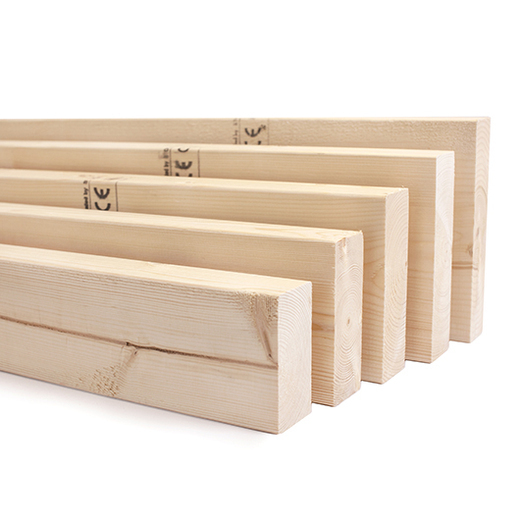 1 - Laudat Sahattu mitallistettu Kuusi 48x148x5400 LUJUUS C24