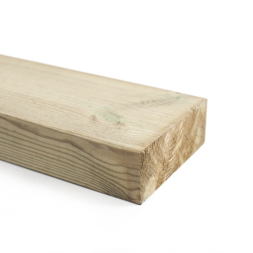 1 - Laudat Kyllästetty höylätty A Ruskea Mänty mitallistettu 48x123mm
