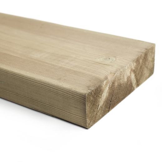 Laudat Kyllästetty höylätty A Ruskea Mänty mitallistettu 48x198mm