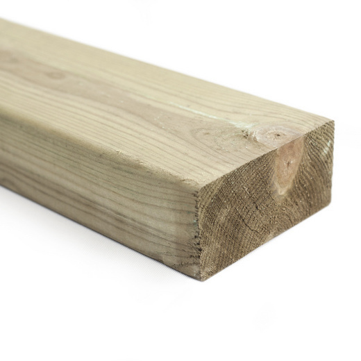 Laudat Kyllästetty höylätty A Ruskea Mänty mitallistettu 48x98mm