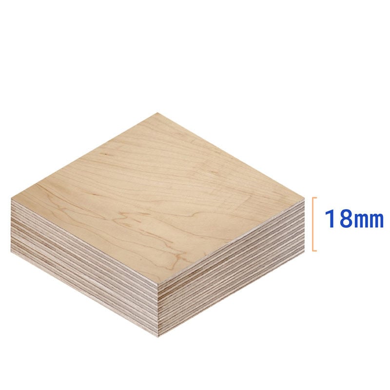 1 - Puu ja kipsilevyt Vaneri koivu 18x3045x1250mm BB/BB