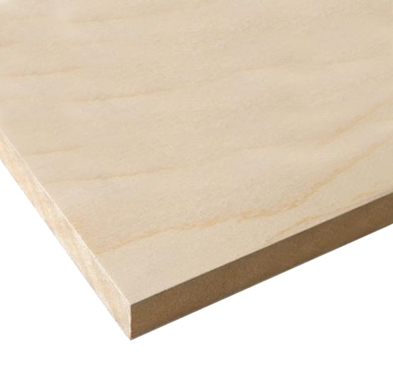 1 - Puu ja kipsilevyt MDF 19mm Koivu AB rotary classic hiottu 2500x1240mm