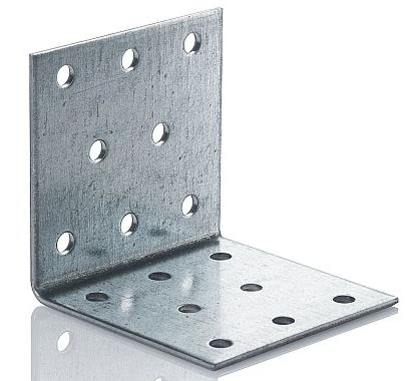 1 - Kiinnittäminen Kulma Kuumasinkitty 60x60x40x2mm 150kpl