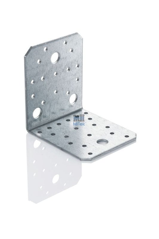 Kiinnittäminen Kulma Kuumasinkitty 105x105x90x3.0mm 25kpl