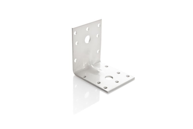 Kiinnittäminen Kulma vahvistettu Kuumasinkitty 70x70x55x2.5mm 100kpl